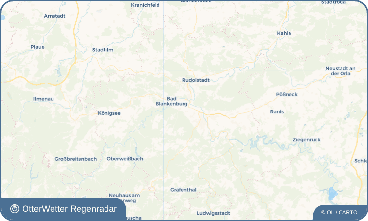 OtterWetter Regenradar-Widget Aue am Berg
