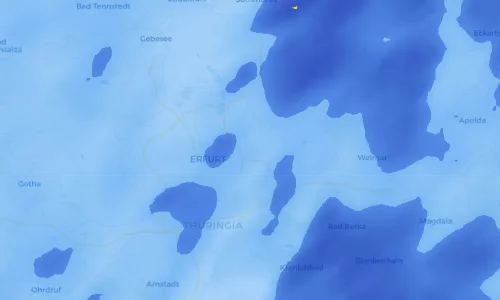 Regenradar Vorschaubild - Aktuelle Niederschläge in Azmannsdorf und Umgebung