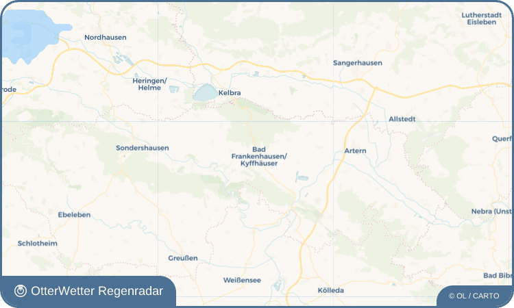 Wetter-Widget-Vorschau mit Vorhersagedaten für Bad Frankenhausen/Kyffhäuser