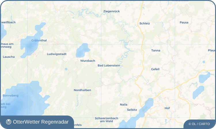 OtterWetter Regenradar-Widget Bad Lobenstein