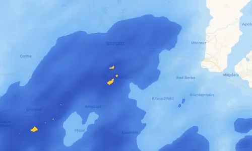 Regenradar Vorschaubild - Aktuelle Niederschläge in Bechstedt-Wagd und Umgebung