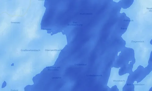 Regenradar Vorschaubild - Aktuelle Niederschläge in Bernsdorf und Umgebung