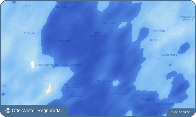 OtterWetter Regenradar-Widget Bernsdorf
