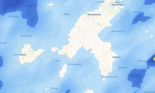 Regenradar Vorschaubild - Aktuelle Niederschläge in Bethenhausen und Umgebung