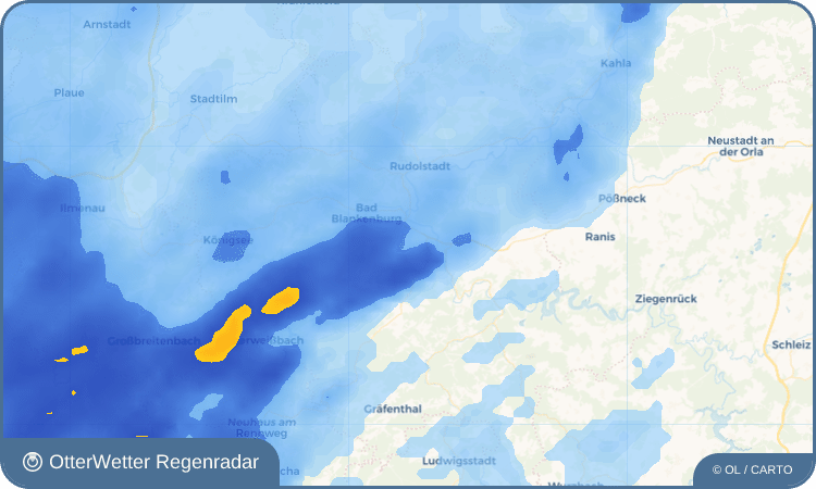 OtterWetter Regenradar-Widget Beulwitz