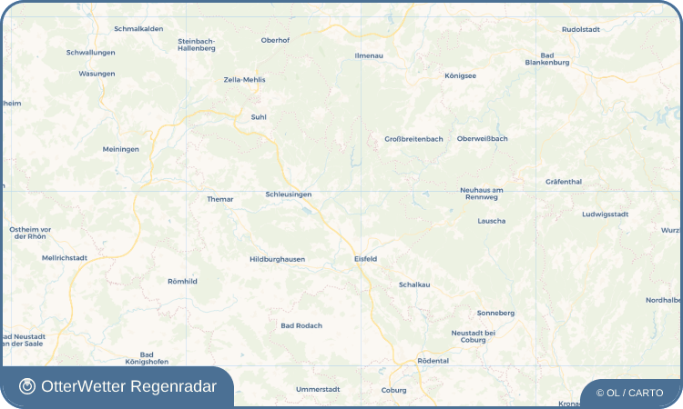 OtterWetter Regenradar-Widget Biberschlag