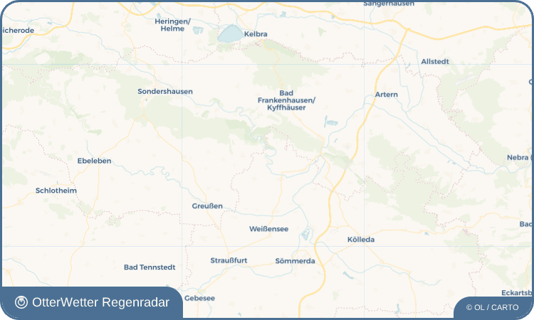 OtterWetter Regenradar-Widget Bilzingsleben