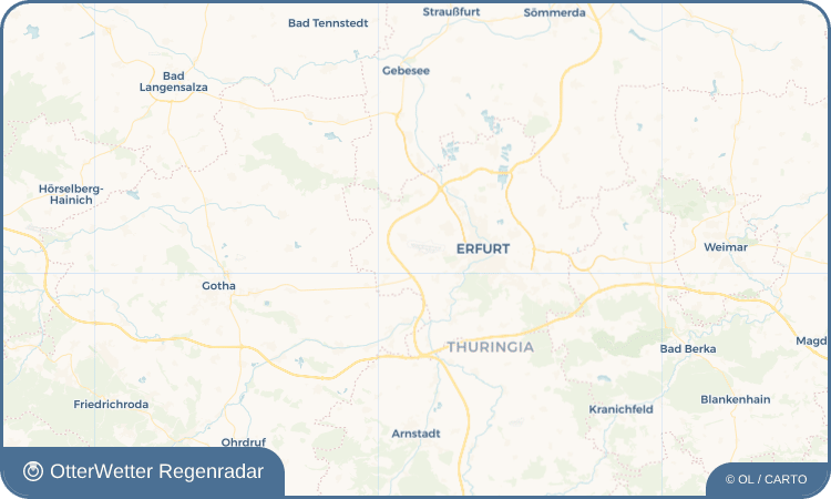 OtterWetter Regenradar-Widget Bindersleben