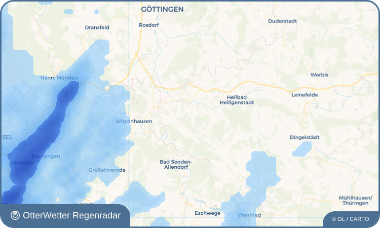 OtterWetter Regenradar-Widget Birkenfelde