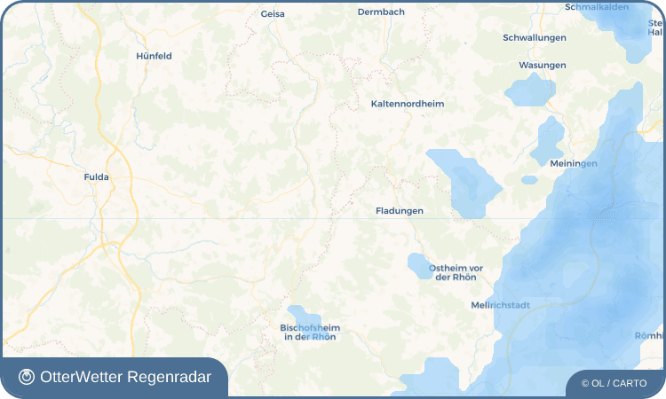 Wetter-Widget-Vorschau mit Vorhersagedaten für Birx