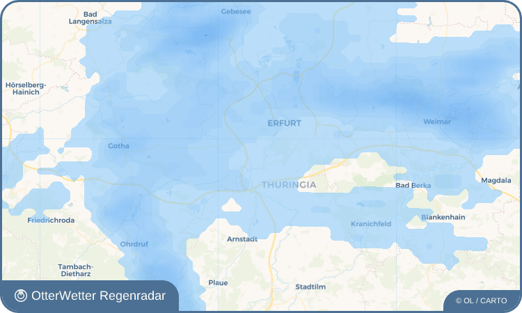 OtterWetter Regenradar-Widget Bischleben-Stedten
