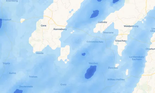 Regenradar Vorschaubild - Aktuelle Niederschläge in Blankenhain und Umgebung