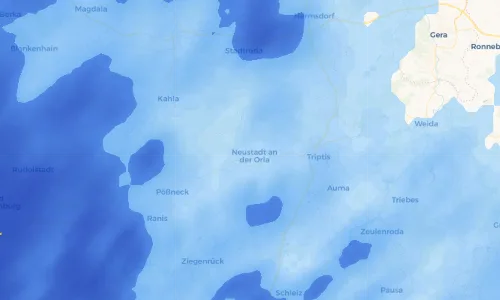 Regenradar Vorschaubild - Aktuelle Niederschläge in Börthen und Umgebung