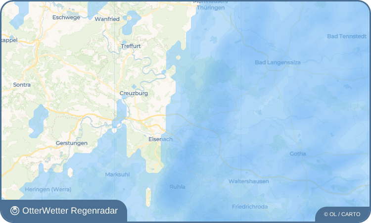 OtterWetter Regenradar-Widget Bolleroda