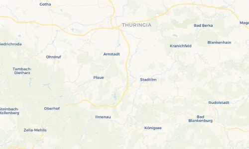 Regenradar Vorschaubild - Aktuelle Niederschläge in Branchewinda und Umgebung