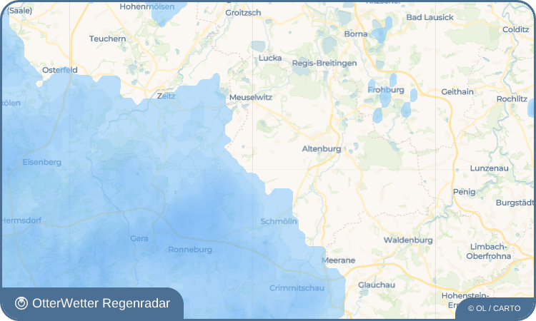 Wetter-Widget-Vorschau mit Vorhersagedaten für Breesen