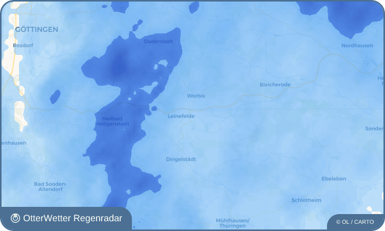 OtterWetter Regenradar-Widget Breitenholz