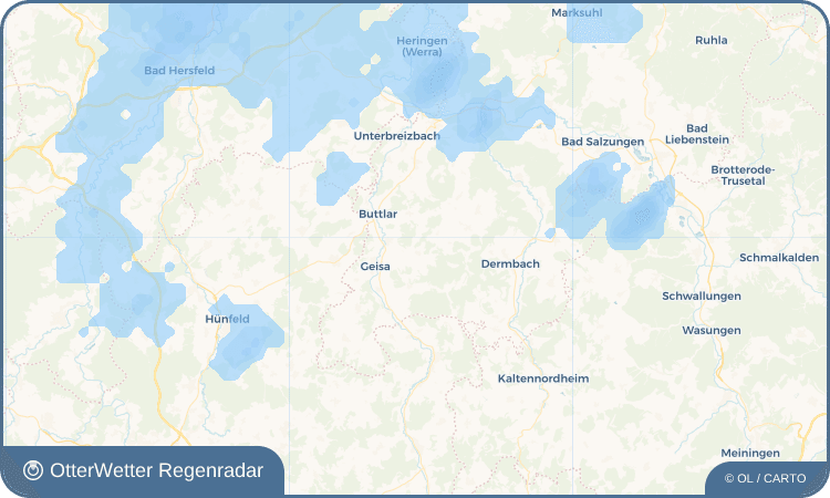 OtterWetter Regenradar-Widget Bremen