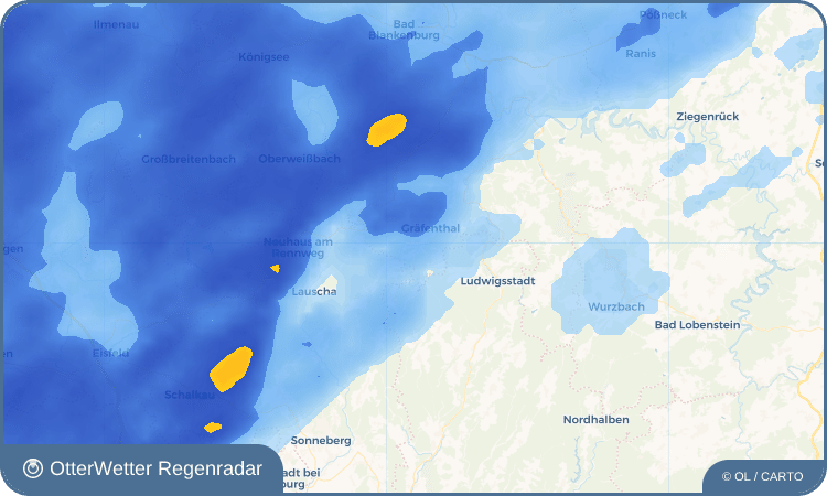 Widget-Vorschau für Buchbach Wetter-Widget-Vorschau mit Vorhersagedaten für Buchbach