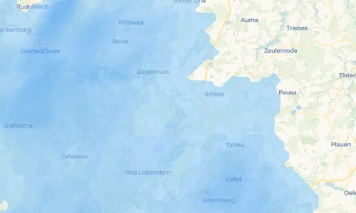 Regenradar Vorschaubild - Aktuelle Niederschläge in Burgk und Umgebung