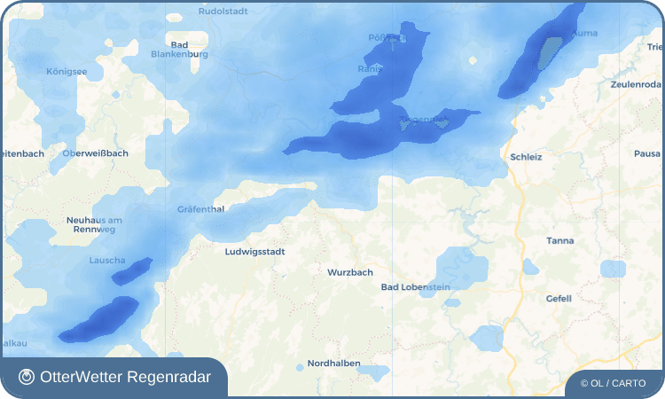 OtterWetter Regenradar-Widget Burglemnitz