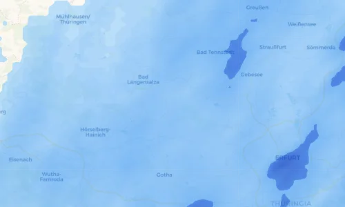 Regenradar Vorschaubild - Aktuelle Niederschläge in Burgtonna und Umgebung