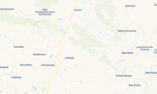 Regenradar-Vorschau: aktuelle Niederschläge in Burgwenden und Umgebung