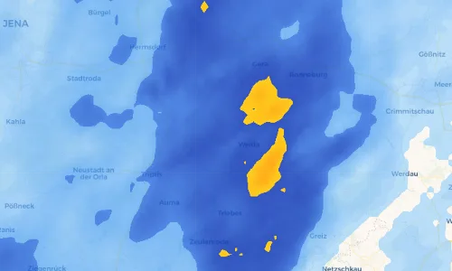 Regenradar Vorschaubild - Aktuelle Niederschläge in Burkersdorf und Umgebung