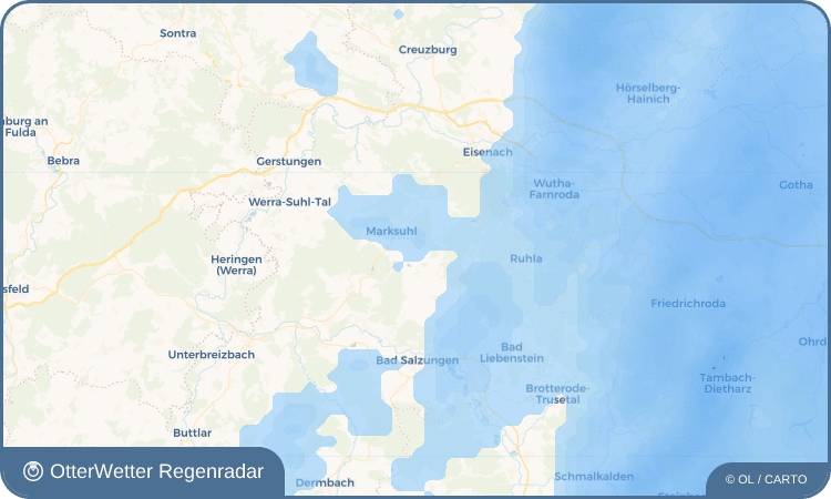 OtterWetter Regenradar-Widget Burkhardtroda