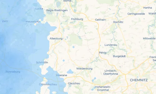 Regenradar Vorschaubild - Aktuelle Niederschläge in Buscha und Umgebung