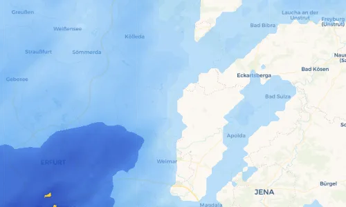 Regenradar Vorschaubild - Aktuelle Niederschläge in Buttelstedt und Umgebung