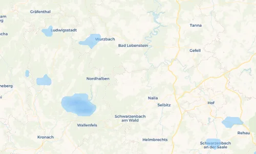 Regenradar Vorschaubild - Aktuelle Niederschläge in Carlsgrün und Umgebung