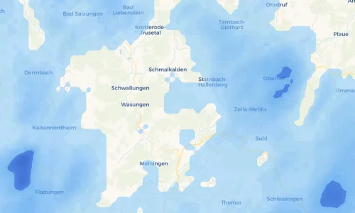 Regenradar Vorschaubild - Aktuelle Niederschläge in Christes und Umgebung