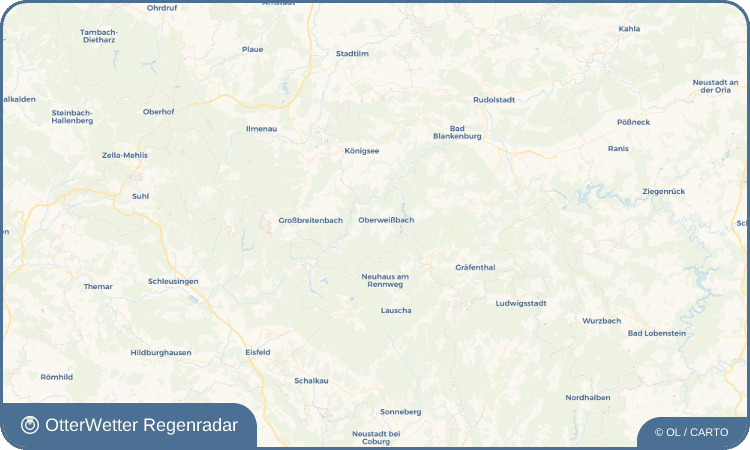 OtterWetter Regenradar-Widget Cursdorf