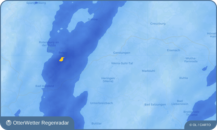 OtterWetter Regenradar-Widget Dankmarshausen