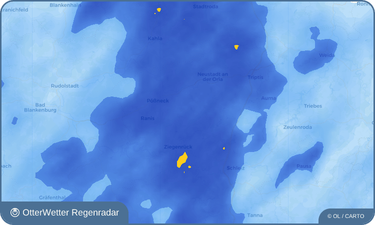 OtterWetter Regenradar-Widget Daumitsch