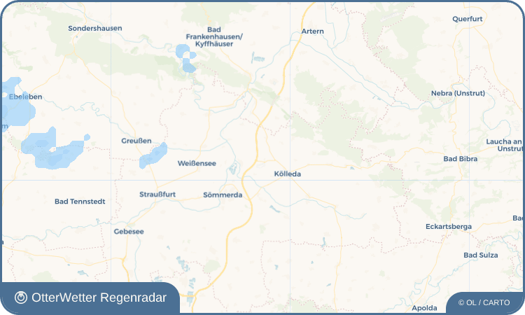 OtterWetter Regenradar-Widget Dermsdorf