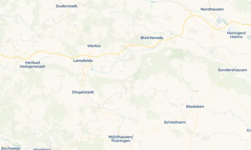 Regenradar Vorschaubild - Aktuelle Niederschläge in Deuna und Umgebung