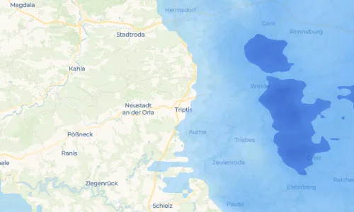 Regenradar Vorschaubild - Aktuelle Niederschläge in Döblitz und Umgebung