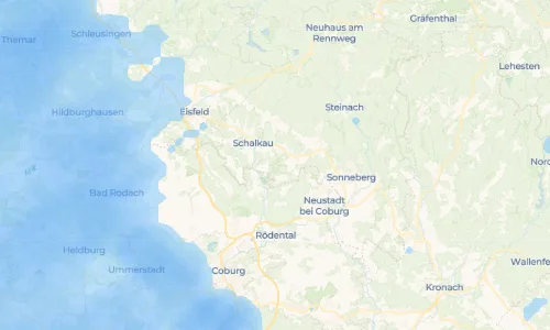 Regenradar-Vorschau: aktuelle Niederschläge in Döhlau und Umgebung