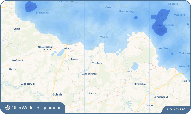 OtterWetter Regenradar-Widget Dörtendorf
