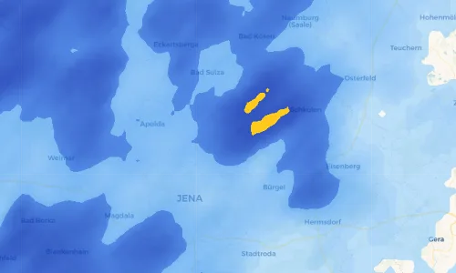 Regenradar Vorschaubild - Aktuelle Niederschläge in Dornburg und Umgebung