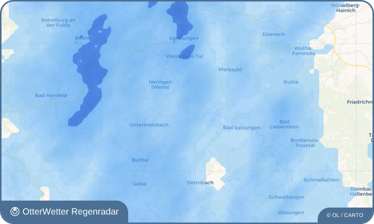 OtterWetter Regenradar-Widget Dorndorf