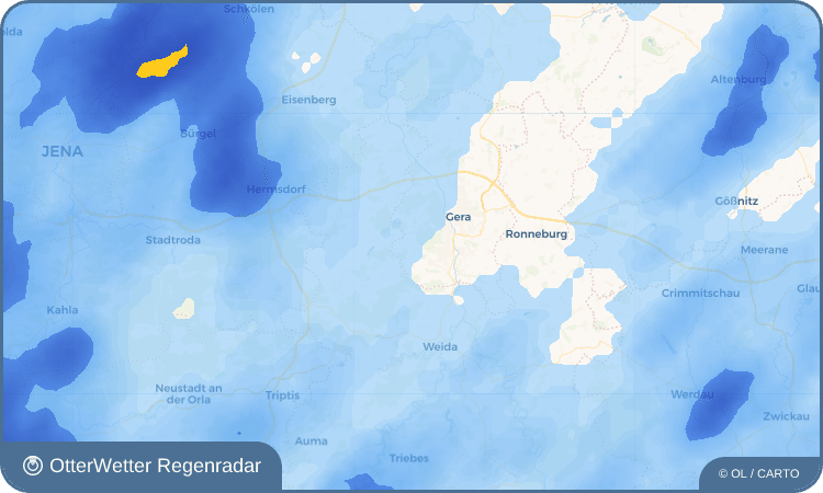 OtterWetter Regenradar-Widget Dürrenebersdorf