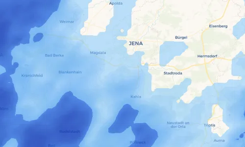 Regenradar Vorschaubild - Aktuelle Niederschläge in Dürrengleina und Umgebung
