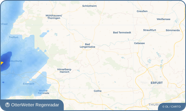 OtterWetter Regenradar-Widget Eckardtsleben