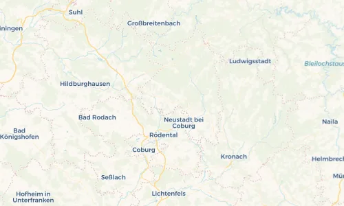 Regenradar Vorschaubild - Aktuelle Niederschläge in Effelder und Umgebung