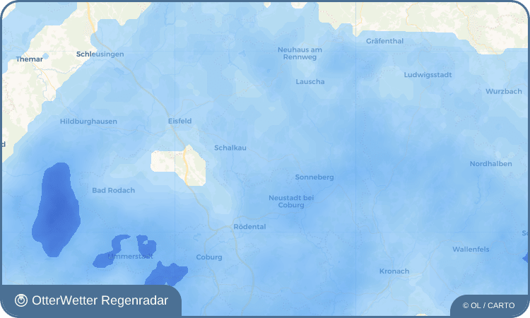 OtterWetter Regenradar-Widget Effelder