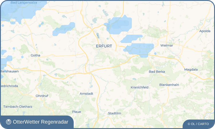 OtterWetter Regenradar-Widget Egstedt