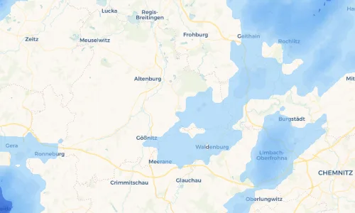 Regenradar Vorschaubild - Aktuelle Niederschläge in Ehrenhain und Umgebung